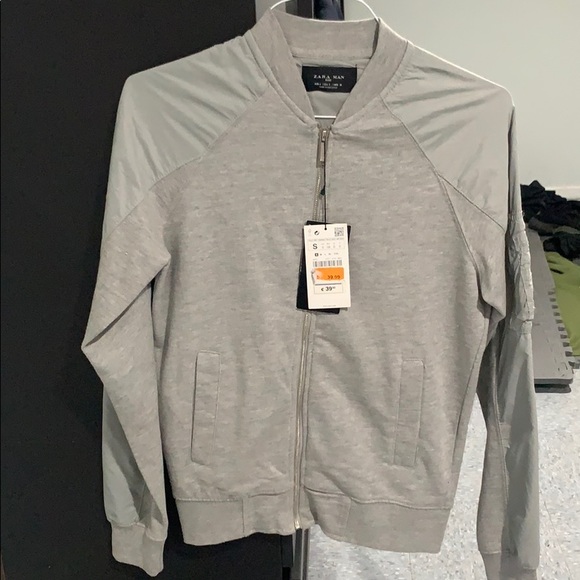 zara mens grey jacket